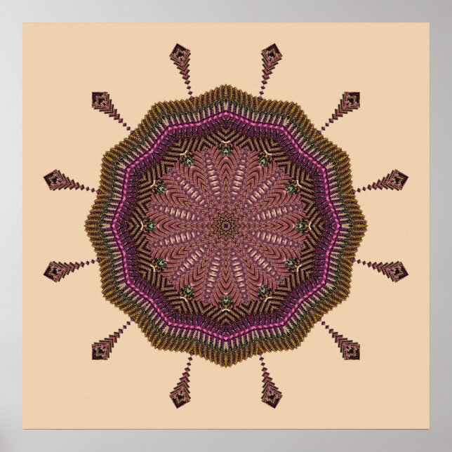 Poster Mandala (Devant)
