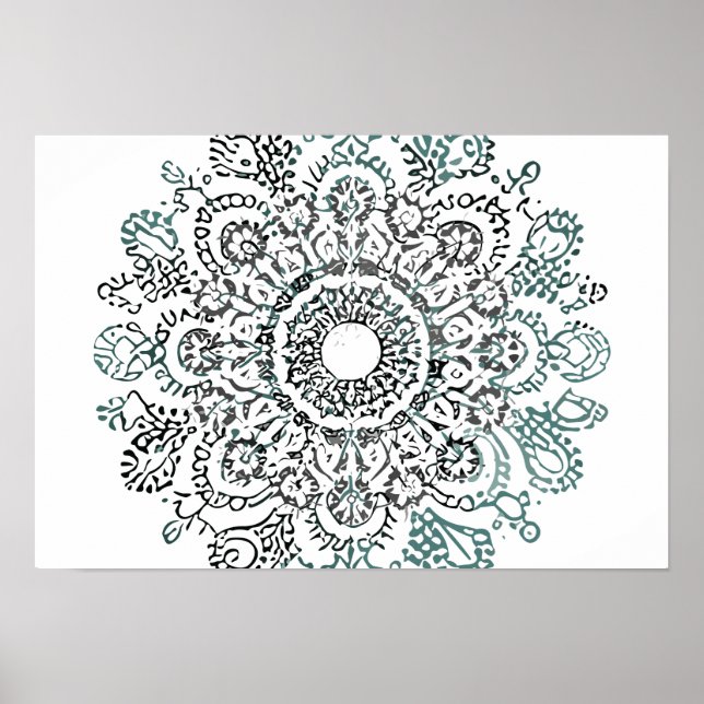 Poster mandala (Devant)