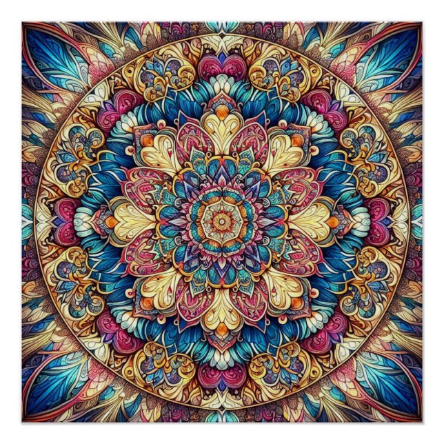 Poster Mandala (Devant)