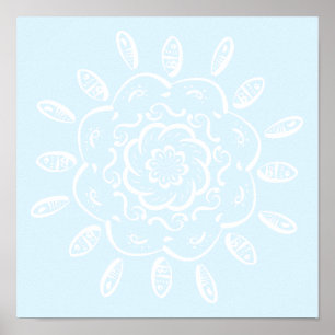 Poster Mandala arctique