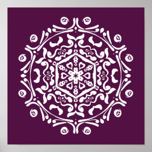 Poster Mandala Blackberry