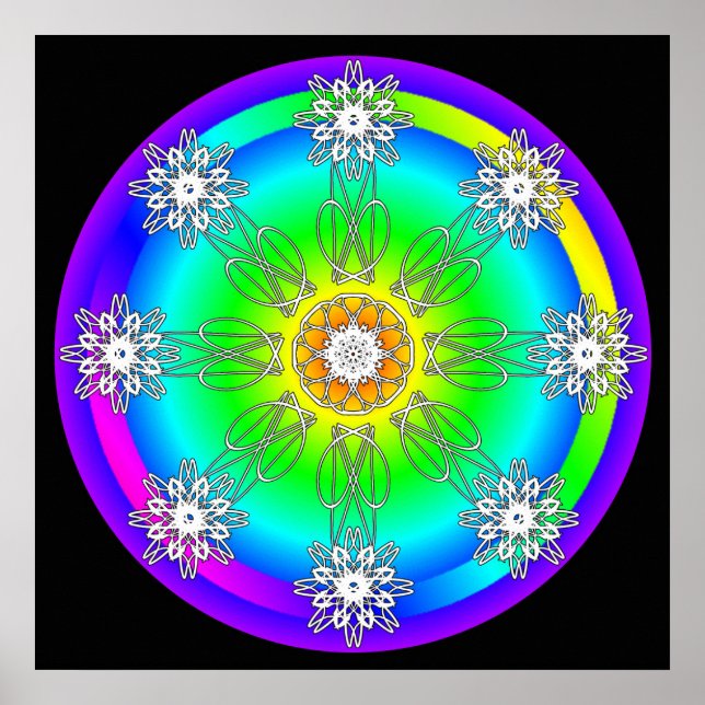 Poster Mandala celtique (Devant)