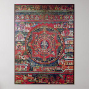 Poster Mandala de Amoghapasa