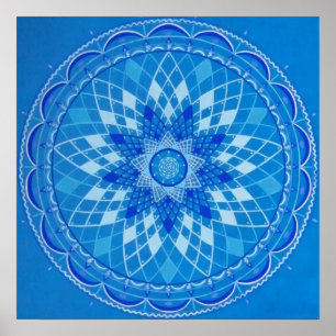 Poster Mandala de dentelle