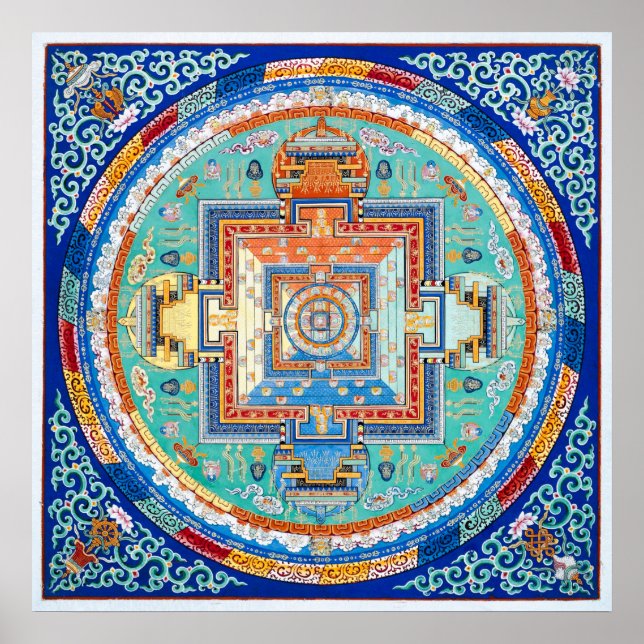 Poster Mandala de Vairocana (Devant)