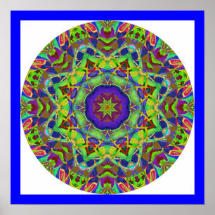 Poster Mandala Design Watercolor.3