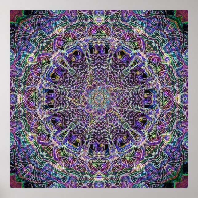 Poster Mandala Dream Catcher (Devant)