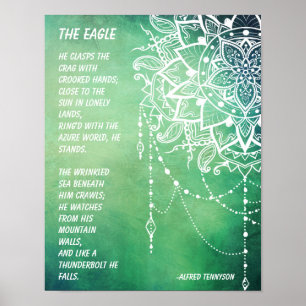 Poster Mandala Dream Catcher, Poème De L'Aigle