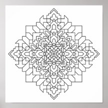 Mandala géométrique #14