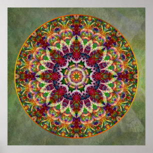 Poster Mandala, Inde riche