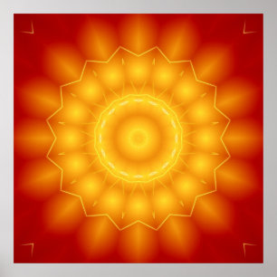 Poster Mandala pure Energy 1