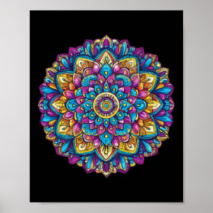 Poster Mandalas Méditation de Géométrie Sacrée