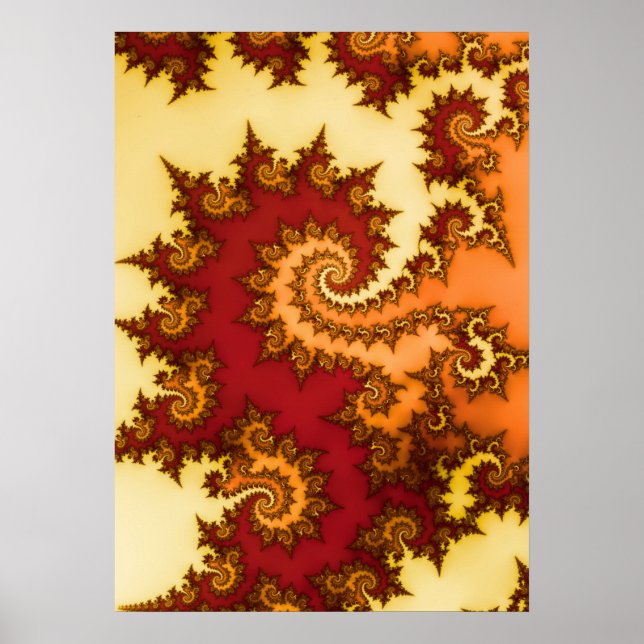 Poster Mandelbrot Fractal (Devant)