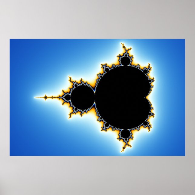 Poster Mandelbrot Set 78x52 (Devant)