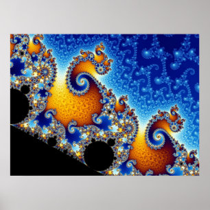 Poster Mandelbrot Set Fractal Shape