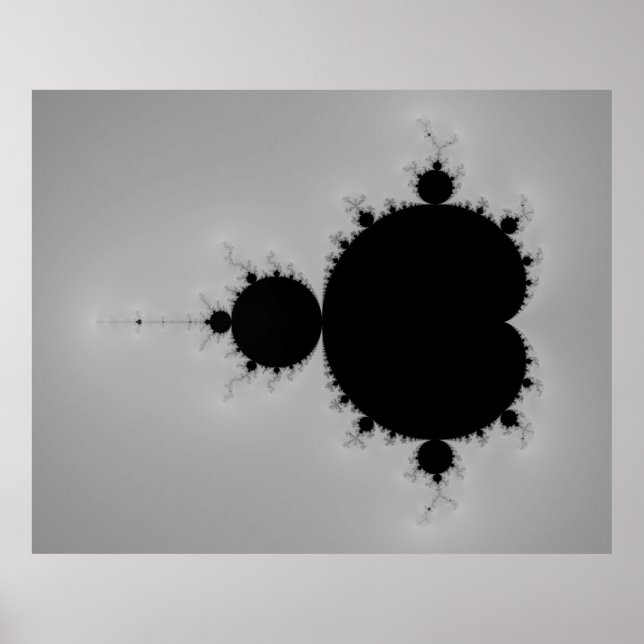 Poster Mandelbrot Set Fractal Shape (Devant)