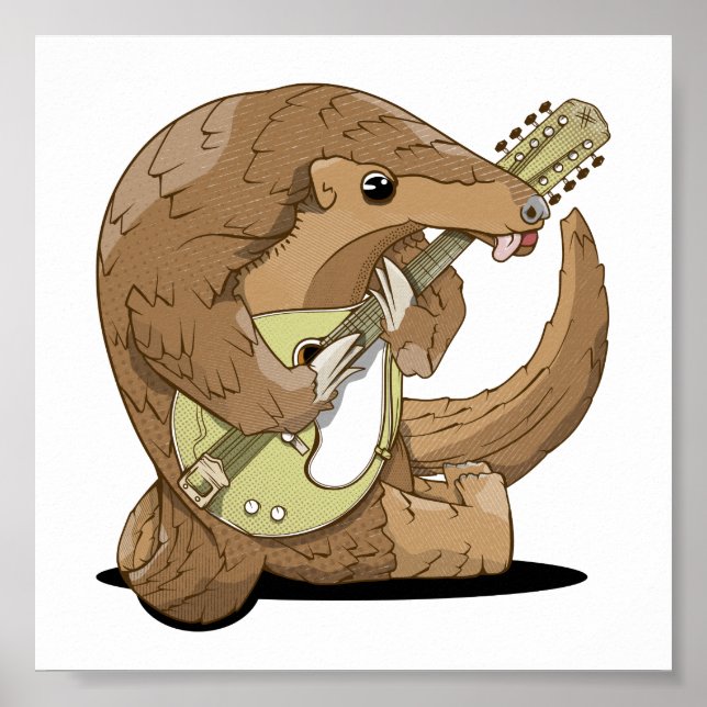 Poster Mandoline Pangolin (Devant)