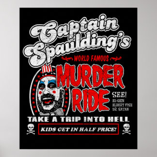 Poster Manège de meurtre du capitaine Spaulding