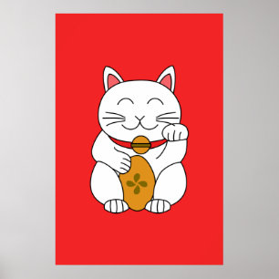 Poster Maneki Neko