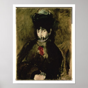 Poster Manet Berthe Morisot portant un voile, 1872