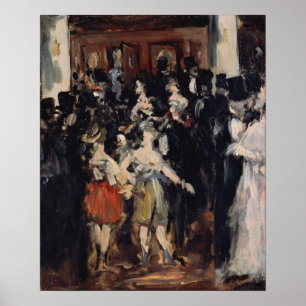 Poster Manet - Boule Masquée À L'Opéra