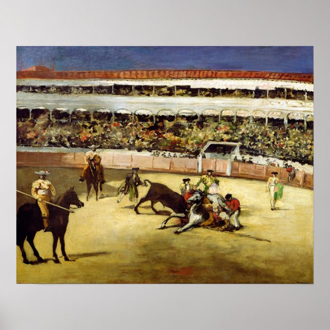 Poster Manet | Bull Fight, 1865 (Devant)