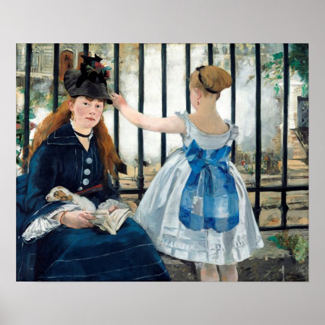 Poster Manet - Chemin de fer (Devant)