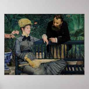 Poster Manet - Dans la serre - HQ