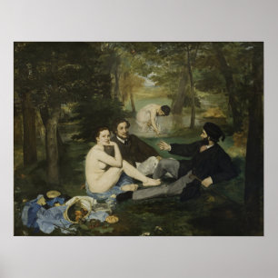 Poster Manet - Déjeuner sur l'herbe