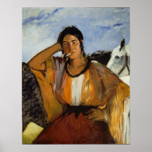 Poster Manet - Gipsy With Cigarette