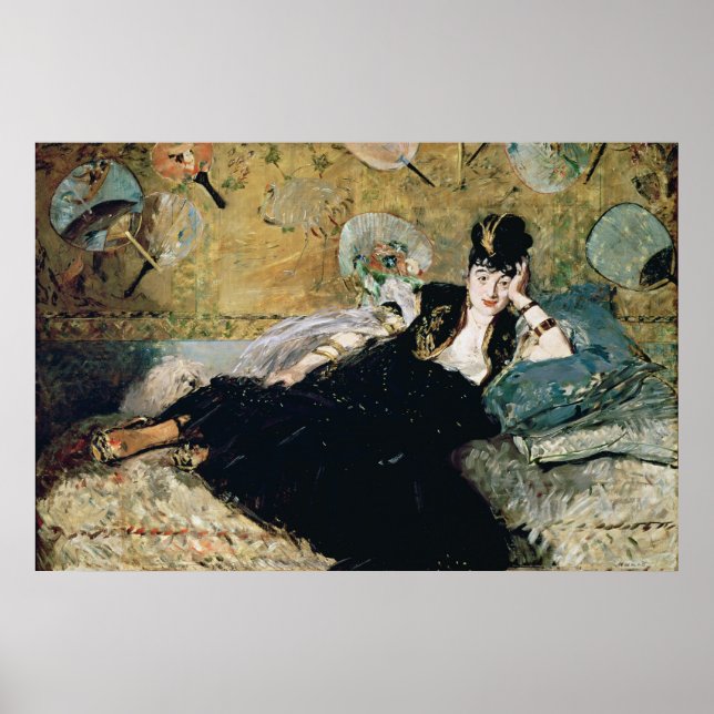 Poster Manet | La Dame aux fans (Devant)
