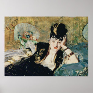 Poster Manet La Dame aux fans