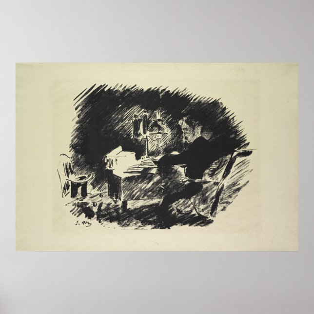 Poster Manet | Le Corbeau, 1875 (Devant)