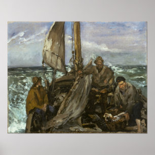 Poster Manet - Les Travailleurs De La Mer