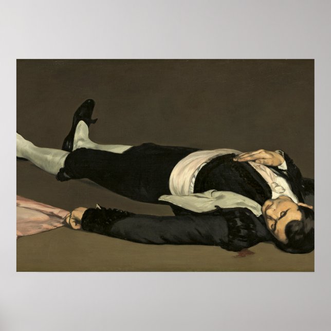 Poster Manet | The Dead Toreador, c.1864 (Devant)