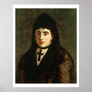 Poster Manet   The Spaniard