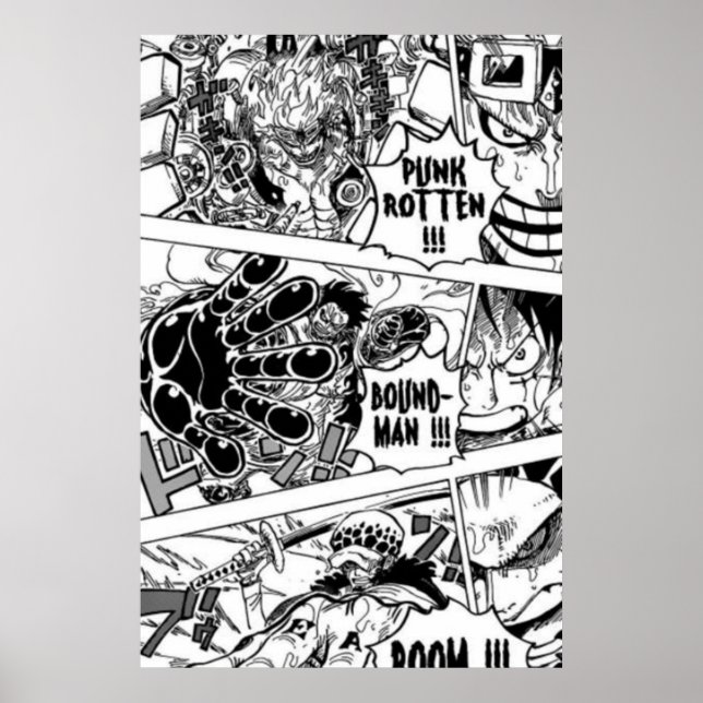 Poster manga une pièce (Devant)