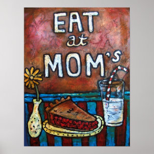 Poster Mangez au wagon-restaurant de la maman du ~ de la