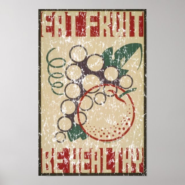 Poster Mangez des fruits - 1938 - en détresse (Devant)