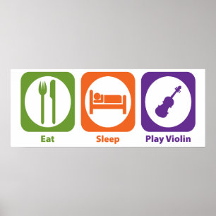Poster Mangez le violon du sommeil