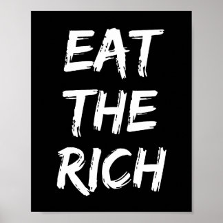 Poster Mangez les riches - Socialiste