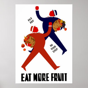 Poster Mangez plus de fruits
