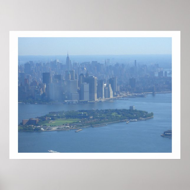 Poster Manhattan et l'île des gouverneurs (Devant)