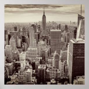 Poster Manhattan, New York (panorama)