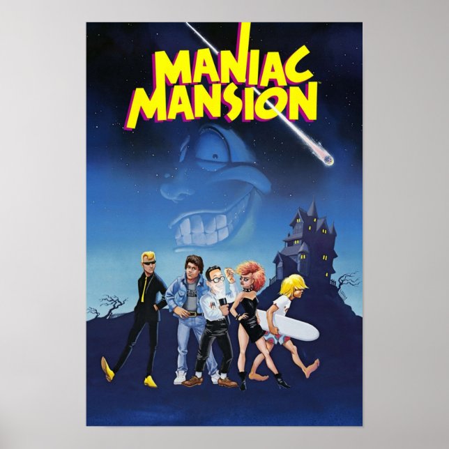 Poster Maniac Mansion (Devant)