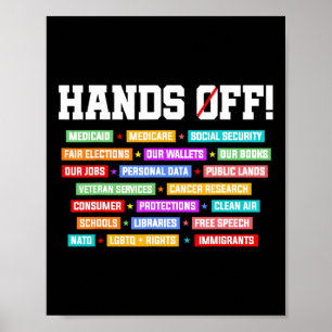 Poster Manifestation contre la sécurité sociale contre M