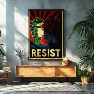 Poster Manifestation de la Grenouille de Portland