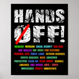 Poster Manifestation De Sécurité Sociale Et Medicare Pro