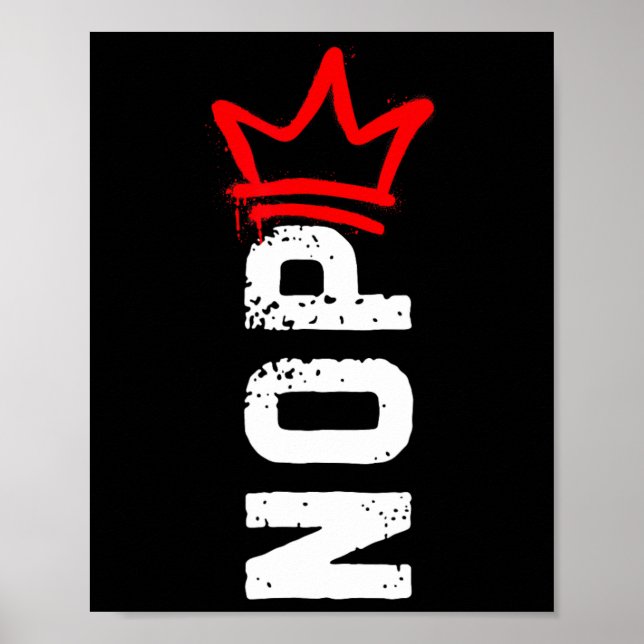 Poster Manifestation Nope No Kings Signer Drôle Anti-Trum (Devant)