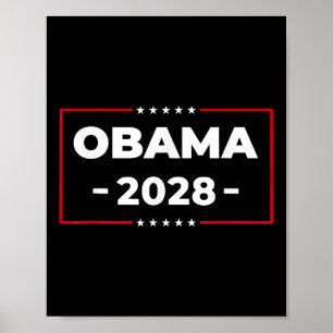 Poster Manifestation politique de 2028 du rétro Obama